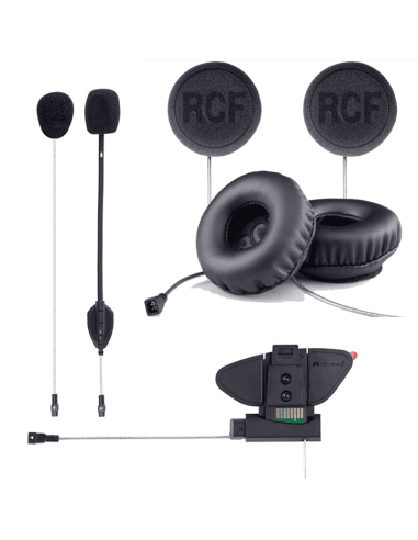 Audio Kit Midland PRO-serie oortelefoons RCF 40 mm BTX1PRO BTX2PRO BTNEXTPRO en S Midland - C1252.02-RCF-BULK