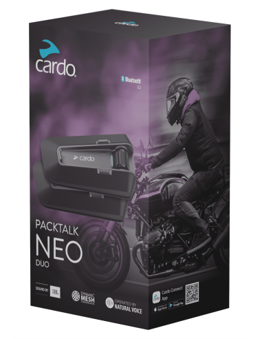 Cardo PackTalk NEO duo Doppel-Kit Motorrad-Gegensprechanlage Cardo Systems - PTN00101