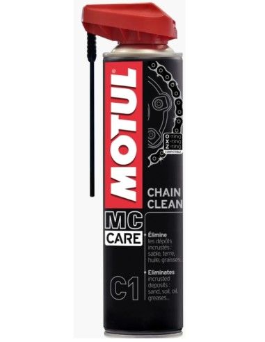 Motul cleaner łańcuch opakowanie motocykli 400ml spray nadaje się do wszystkich sieci Motul - chaincleanC1