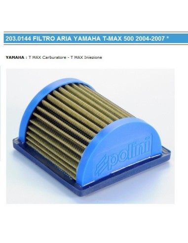 Filtre à air Yamaha Tmax-500 jusqu'à 2007 carter central Polini POLINI SPECIAL PARTS - 203.0144