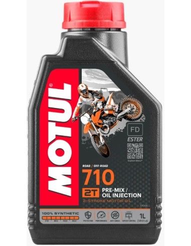Motul 710 2T 100% syntetisk olja för injektionsblandning Motul - M710