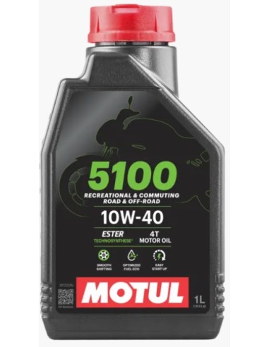 MOTUL OIL 5100 10W30-10W40-10W50-15W50 1 LT Motul - M5100