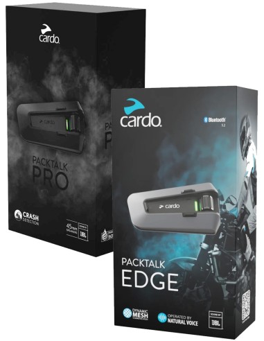 Cardo Packtalk PRO/EDGE Duo BUNDLE ενδοεπικοινωνία μοτοσυκλέτας bluetooth Cardo Systems - PTP00001-PT200001