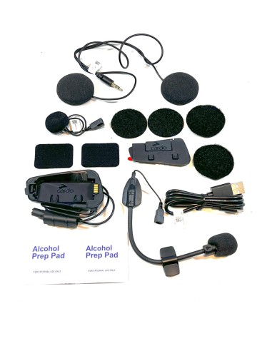 Kit audio secondo casco Cardo SPRIT HD altoparlanti 40mm MotointercoM - SPIRIT-HD-KIT-AUDIO-40