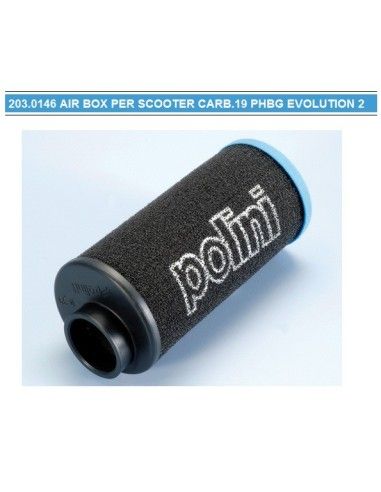 Filtr powietrza Polini Racing niebieski do gaźnika PHBG - 203.0146