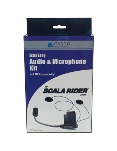 Kit audio Cardo Scala Rider Q2 Pro Teamset PRO microfono flessibile con accessori - CSSRIAU4FM-PRO