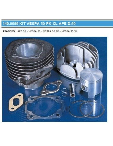 Kit cylindre Piaggio Vespa 50 Ape 50 85cc. Polini - 140.0059