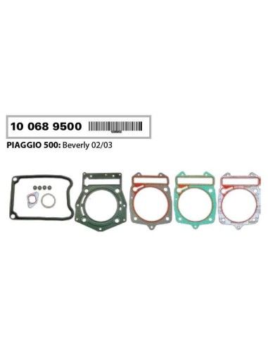 SEALS EMERY PIAGGIO BEVERLY 500 WITH BASE GASKET CYLINDER HEAD AND VALVES RUBBER - 100689500