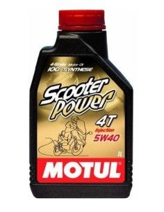 MOTUL OIL MOTOR SCOOTER POWER 4-STROKE SYNTHETIC 5W40 100% - SCOTPOW4T5W40