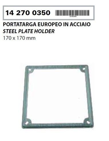 LICENSE PLATE FRAME STAINLESS STEEL POLISHED PIAGGIO VESPA PX PE 125 150 200 - 142700390