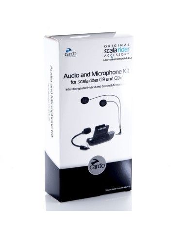 G4 G9 G9X Kit Audio Cardo Scala Rider headset en microfoon - SRAK0027