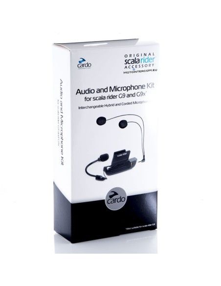 G4 G9 G9X Kit Audio Cardo Scala Rider headset and microphone - SRAK0027