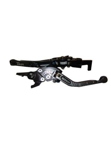 A PAIR OF ADJUSTABLE BRAKE LEVER CARBON YAMAHA TMAX 500 DAL 2001 TO 2007 - 77333002A