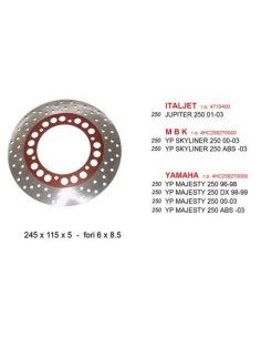 Disc frana fata Yamaha Majesty 250 Skyliner 250 ETRE - 5200544
