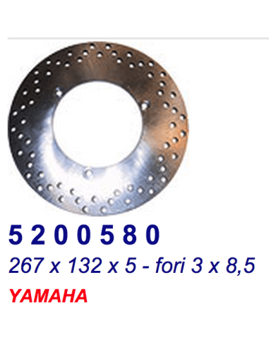 Disco de freio traseiro Yamaha Majesty YP 400 ETRE - 5200580
