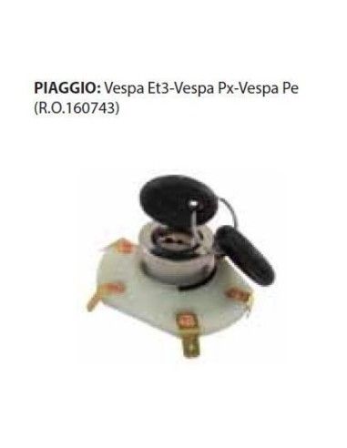 Blocchetto chiave Piaggio Vespa Px Pe - 246050230