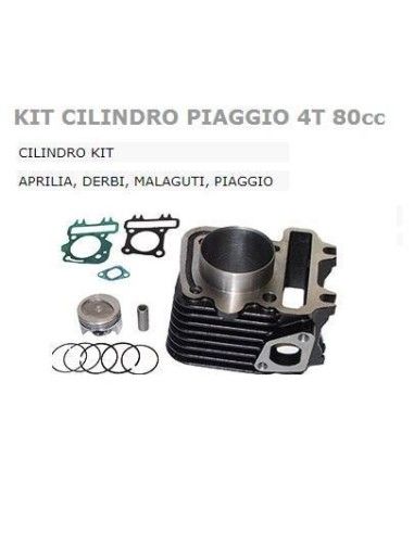 Piaggio Aprilia Derbi Malaguti 50 cc 4-тактов 2-клапан 80cc цилиндров комплект - C53080