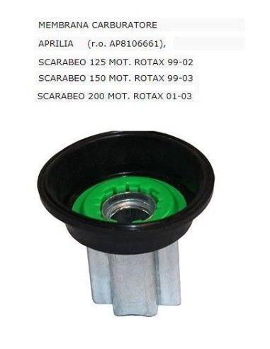 Метален карбуратор Aprilia Scarabeo 125 150 200 двигател Rotax ETRE - 208106661
