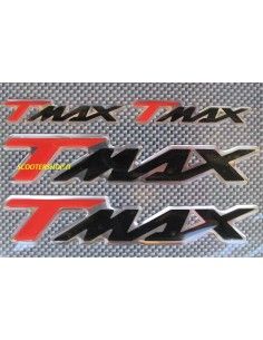 STICKER DECAL TMAX A RED AND BLACK BACKGROUND CHROME - 77500005
