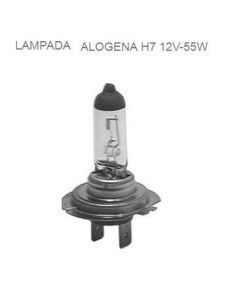 Lámpara halógena H7 12V 55W Blanco Frontal - 77222115