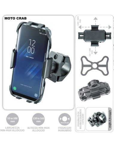MOTOCRAB Cas de la moto pour smartphone universel - SMMOTOCRAB