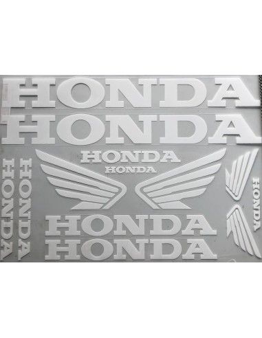 Abziehbild Honda farbe weiß blatt 30x35 Quattroerre - 4Rhonda-bianco-30x35-5232