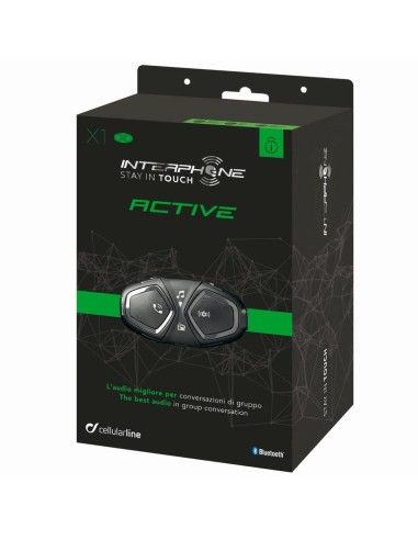 Interphone Active Singel-pack intercom - MJM Powersports webbutik