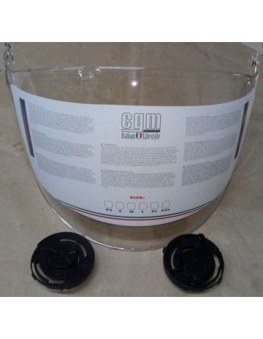 Visor, transparent and mounting kit for helmet, CGM 131A caribe - CG9131AY101E