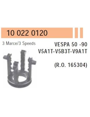Rejs biegów Piaggio Vespa 50 90 1978-1980 3-biegowa - 100220120