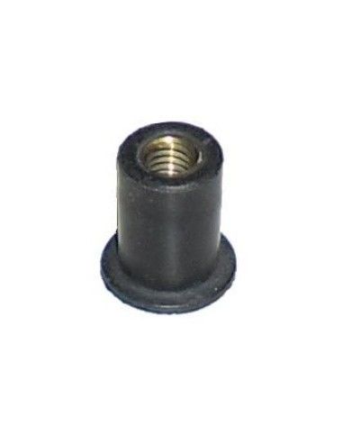 Schwarzes Gewindegummi für 5 mm Schraube für Motorradverkleidung und Rollerwindschutzscheibe ONE - 77171190N