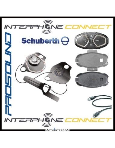 Interphone CONNECT ProSound singolo versione Bulk per casco SCHUBERTH