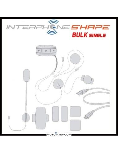 Interfone único SHAPE em BULK MotointercoM - M-INTERPHOSHAPE-BULK