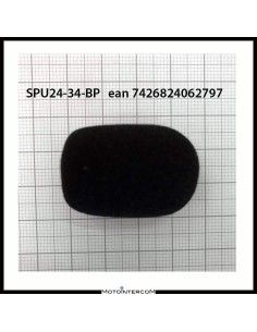 High density microphone sponge for motorcycle intercom SPU24-34-BP - SPU24-34-BP