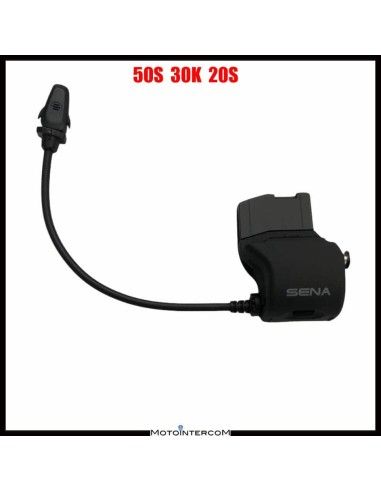 Microfone boom integrado com suporte Sena 50S 30K 20S Sena Bluetooth - SC-A0315-BOOM-JET-01