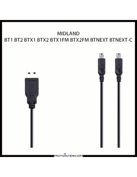 Kabel aufladen BT1 BT2 BTX1-BTX2 FM-FM BTNEXT-C-dual-ausgang, Midland - R73488