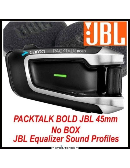 Intercomunicador de moto Cardo Packtalk Bold JBL SINGLE -  INTERCOMUNICADORES en MikiTotMoto Tarragona