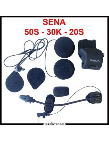 HD audio souprava Sena 50S HD 40mm výložníkový mikrofon - SC-A0315-BOOM-40mm