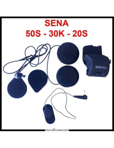 HD audio sada Sena 50S HD 40 mm kabelový mikrofon - SC-A0315-WIRE-40mm