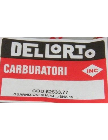 Dellorto SHA 14 - 15 Carburetor Gasket Set - 52533