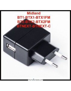 Fonte de alimentação de intercomunicação Midland 5v 400mA para as séries BT e BTX Midland - R73487