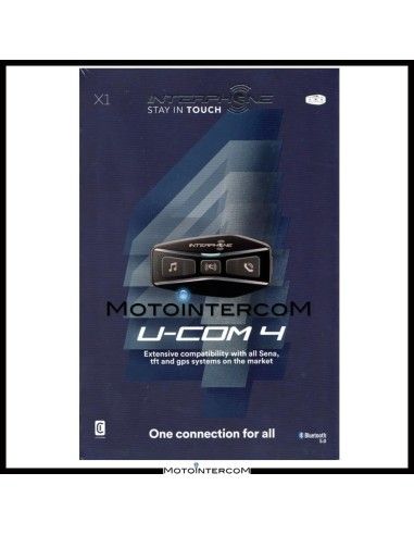 Interphone U-com 4 Singolo - Interfoni Moto