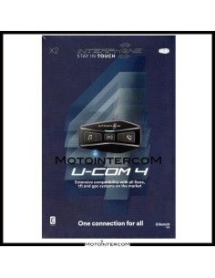 U-COM4 Dual Pack di Interphone conferenza a 4 - INTERPHOUCOM4TP
