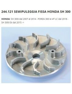 Media polea variador ventilada para Honda SH 300 Forza 300 - 244.121