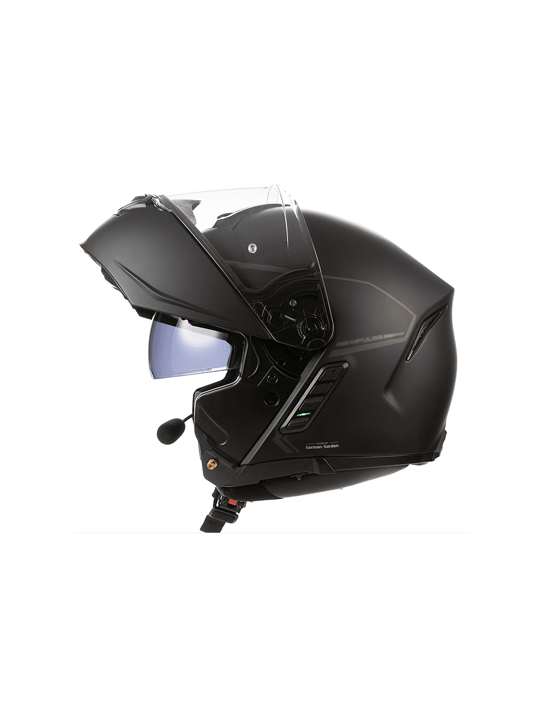 Sena IMPULSE casco modulare Tg-S con interfono MESH nero opaco h/k-nero  opaco