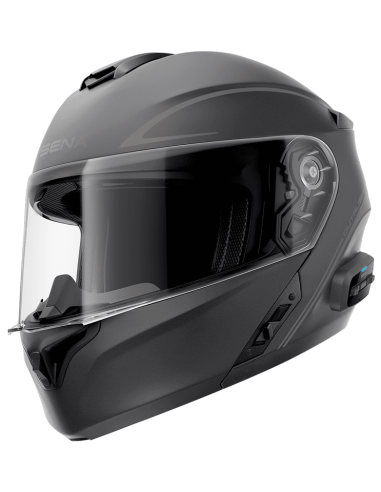 Modulární helma Sena OUTRUSH R Tg-M s integrovaným interkomem v matné černé barvě - OUTRUSHR-MB00M4