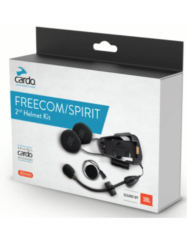 Cardo Freecom-Spirt ljudkit hela serien med JBL 40mm hörlurar Cardo Systems - ACC00009