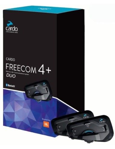 Cardo Freecom 4 + duo Plus аудио JBL двоен пакет Cardo Systems - FRC4P101