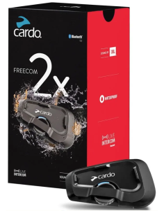 Cardo Freecom 2X Single Kit Motorrad-Gegensprechanlage Cardo Systems - FRC2X003