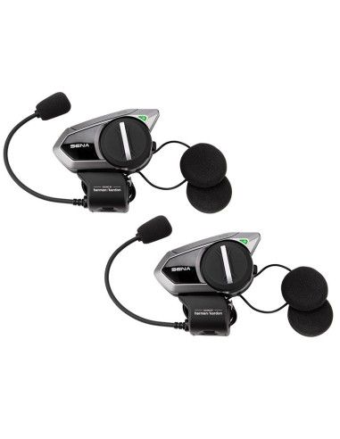 Sena 50S Dual - Intercomunicador para motocicleta com áudio harman kardon Sena Bluetooth - 50S-10D